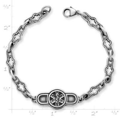 Medical Alert Bracelet in Sterling Silver - Image 2