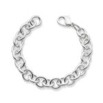 Classic Cable Charm Bracelet in Sterling Silver