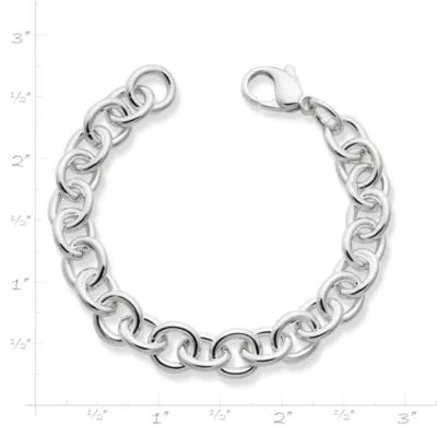 Classic Cable Charm Bracelet in Sterling Silver - Image 2