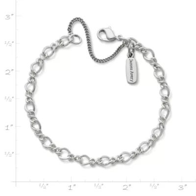 Medium Twist Charm Bracelet in Sterling Silver or 14K Yellow Gold - Image 2