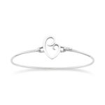 Delicate Mother's Love Hook-On Bracelet in Sterling Silver
