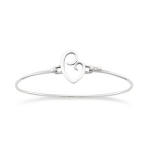 Delicate Mother's Love Hook-On Bracelet in Sterling Silver