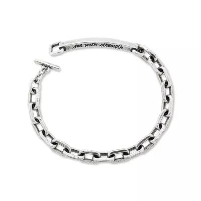 Armed with Strength Bracelet in Sterling Silver - Image 2