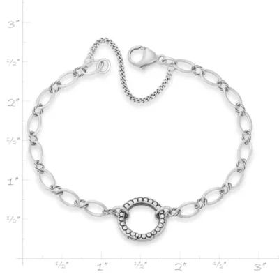 Ornate Circlet Changeable Charm Bracelet in Sterling Silver - Image 5