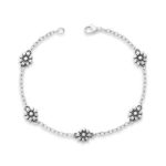 Margarita Flower Bracelet in 14K Yellow Gold