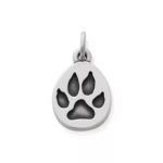 Paw Print Charm in Sterling Silver