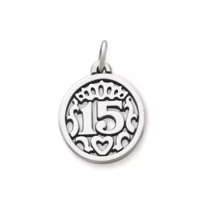 Quinceanera Charm in Sterling Silver