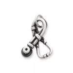 Stethoscope Charm in Sterling Silver