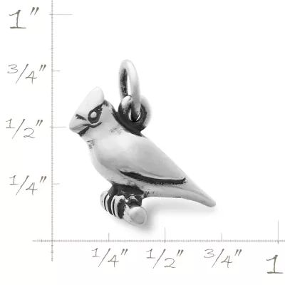 Cardinal Charm in Sterling Silver - Image 2