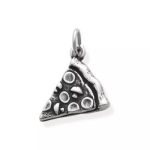 Pizza Slice Charm in Sterling Silver