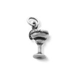 Margarita Glass Charm in Sterling Silver