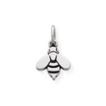 Honeybee Charm in Sterling Silver or 14K Yellow Gold