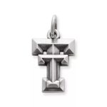 Texas Tech Charm in Sterling Silver