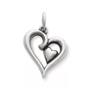Joy of My Heart Charm in Sterling Silver, 14K Yellow Gold or Sterling Silver and 14K Yellow Gold