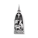 Noel Nativity Charm in Sterling Silver