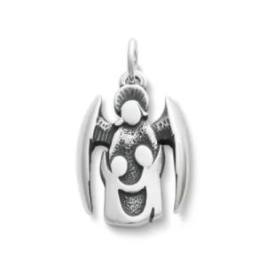 Guardian Angel Charm in Sterling Silver
