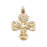 La Primavera Cross in 14K Yellow Gold