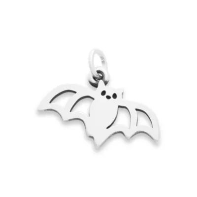 Bat Charm in Sterling Silver
