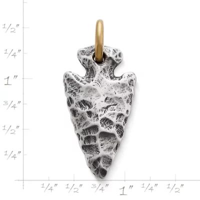 Arrowhead Pendant in Sterling Silver and Bronze - Image 2