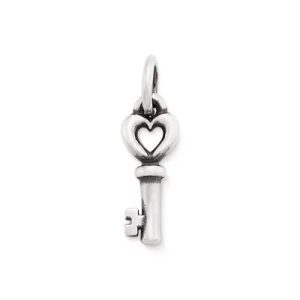 Mini Key Charm in Sterling Silver