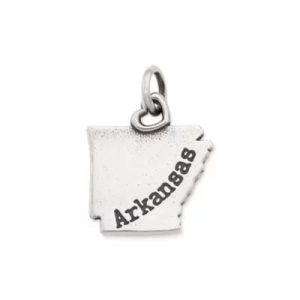 My "Arkansas" Charm in Sterling Silver