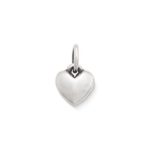 Mini Heart Charm in Sterling Silver or 14K Yellow Gold