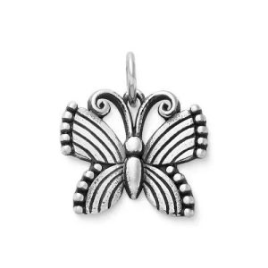 Festival Butterfly Charm in Sterling Silver