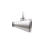 Megaphone Charm in Sterling Silver