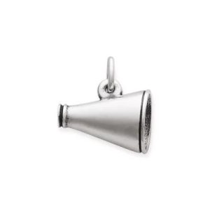 Megaphone Charm in Sterling Silver