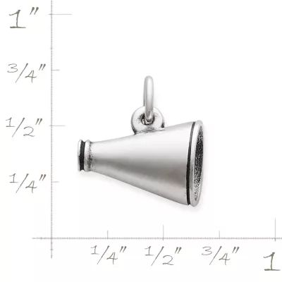 Megaphone Charm in Sterling Silver - Image 2