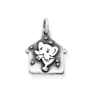 Hangover Cabin Charm in Sterling Silver