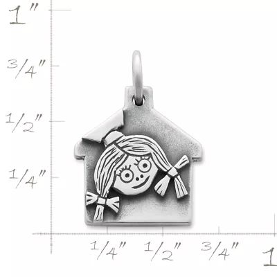 Look Inn Cabin Charm in Sterling Silver - Image 2