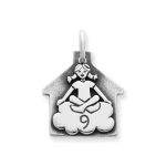 Girl in Cloud 9 Charm in Sterling Silver