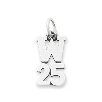 Camp Waldemar Year Charm in Sterling Silver
