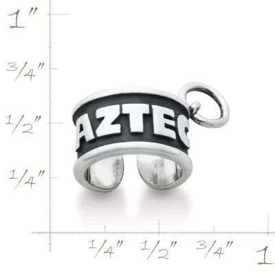 Aztec Tribal Charm in Sterling Silver - Image 2