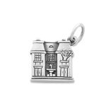 French Chateau Cabin Charm in Sterling Silver