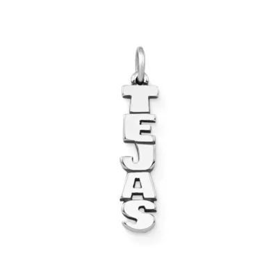 Tejas Drop Charm in Sterling Silver