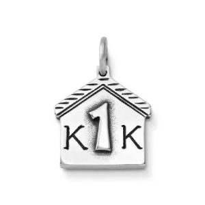 Cabin Number Charm in Sterling Silver