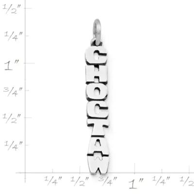 Choctaw Drop Charm in Sterling Silver - Image 2