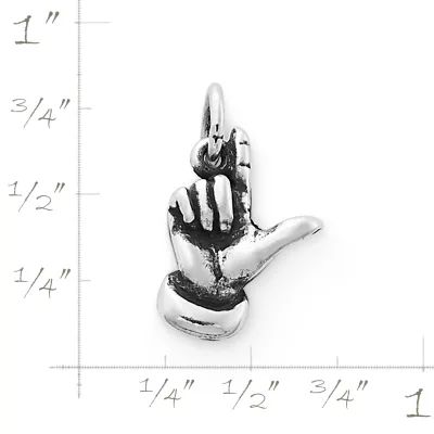 "Lodge" Cabin Charm in Sterling Silver - Image 2