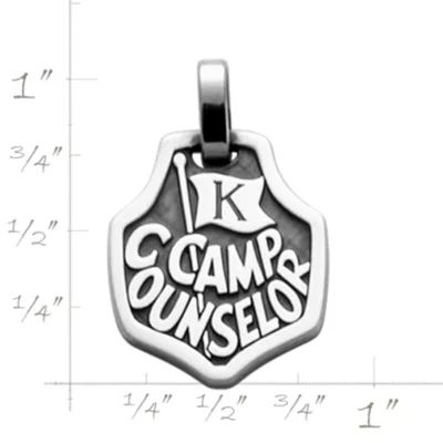 Camp Kickapoo Counselor Pendant in Sterling Silver - Image 2