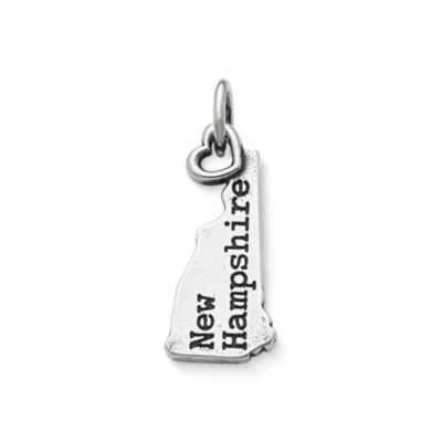 My "New Hampshire" Charm in Sterling Silver