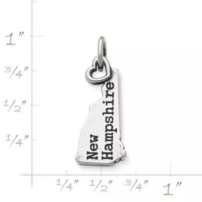 My "New Hampshire" Charm in Sterling Silver - Image 3