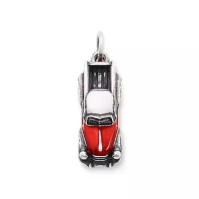 Enamel Vintage Truck Charm in Sterling Silver - Image 2