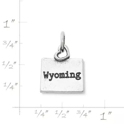 My "Wyoming" Charm in Sterling Silver - Image 3