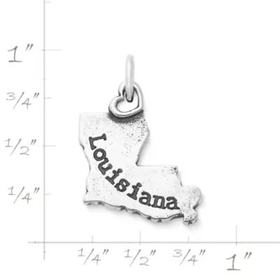 My "Louisiana" Charm in Sterling Silver - Image 3