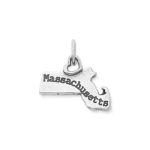 My "Massachusetts" Charm in Sterling Silver