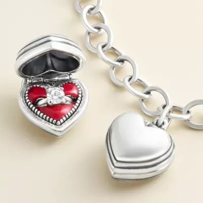 Enamel Say I Do Charm in Sterling Silver - Image 3