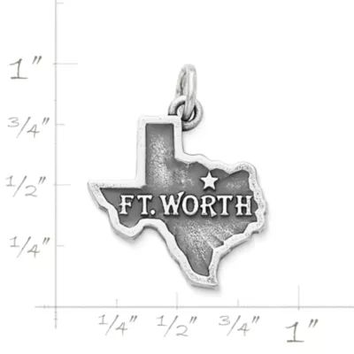 "Fort Worth" Charm in Sterling Silver - Image 3
