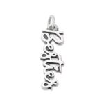 "Besties" Charm in Sterling Silver